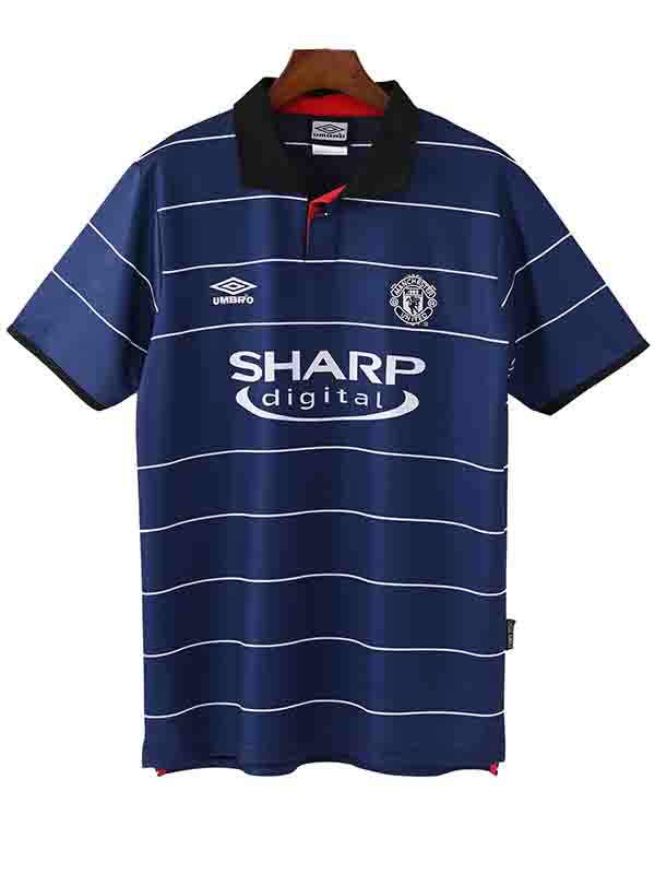 Manchester united third jersey mens retro shirt 1999-2000